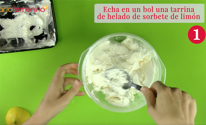 Recetas de postres fáciles: sorbete de limón y cava. Paso 1 Recetas de postres fáciles: sorbete de limón y cava. Paso 1