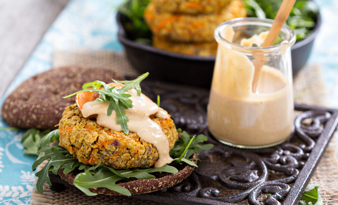 Hamburguesa saludable