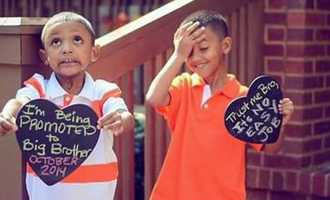 Anunciar un embarazo risas