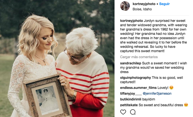 la emotiva sorpresa de una novia a su abuela la emotiva sorpresa de una novia a su abuela