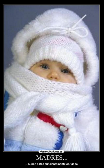 Bebé abrigado