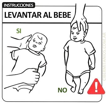 Instrucciones para cuidar al bebé Instrucciones para cuidar al bebé