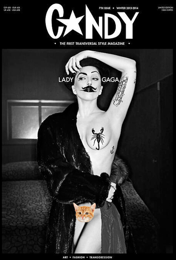 Lady Gaga, desnuda en la revista transexual 'Candy'