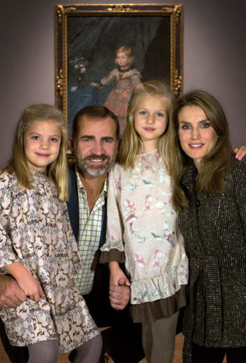 La felicitación Navideña de los Príncipes de Asturias.