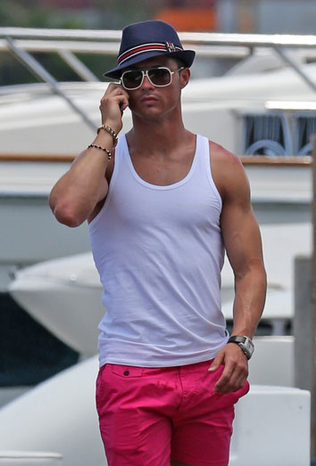 Cristiano Ronaldo, de lo más superficial.