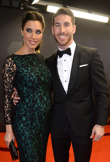 Pilar Rubio, embarazadísima en la gala del FIFA Balón de Oro.