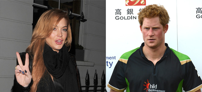 Lindsay Lohan, loca por el príncipe Harry. Lindsay Lohan, loca por el príncipe Harry.