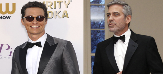 Matthew McConaughey y George Clooney, las grandes apuestas de D&G y Armani.