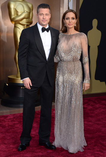 Brad Pitt y Angelina Jolie, espectaculares en los Oscars 2014. Brad Pitt y Angelina Jolie, espectaculares en los Oscars 2014.