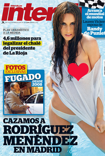 Lauren Vickers, mujer de Rundy de Puniet en Interviú.