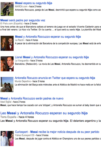 Los medios se han creído por completo la noticia del segundo hijo de Messi. Los medios se han creído por completo la noticia del segundo hijo de Messi.