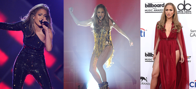 Jennifer Lopez no acertó con ninguno de sus looks.