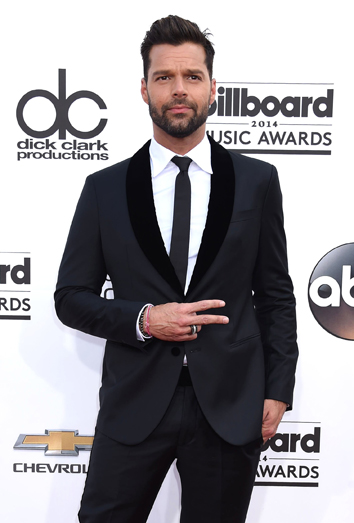 Ricky Martin, en la alfombra roja de los Billboard 2014. Ricky Martin, en la alfombra roja de los Billboard 2014.