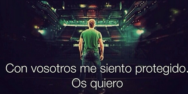 Pablo Alborán: "Os quiero"