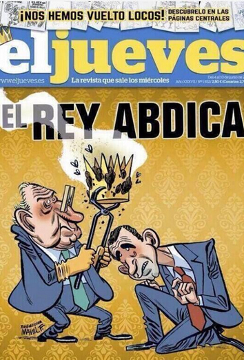 La portada censurada de 'El Jueves' La portada censurada de 'El Jueves'