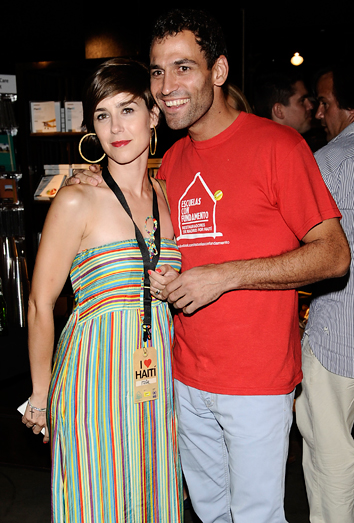 Itziar Ortega y Darío Barrio, en un local de Madrid