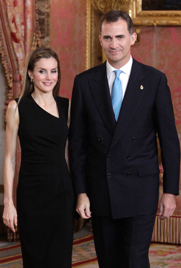 Letizia y Felipe, reyes de España.