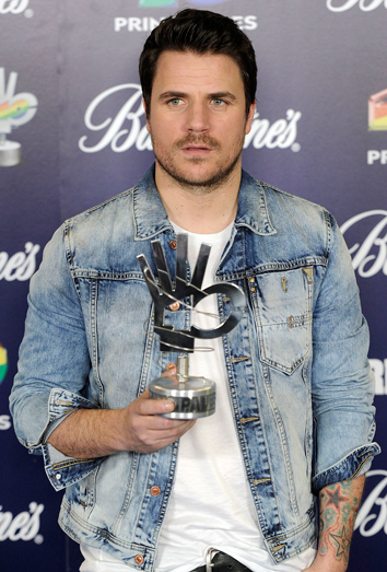 Dani Martín, durante los premios 40 Principales. Dani Martín, durante los premios 40 Principales.