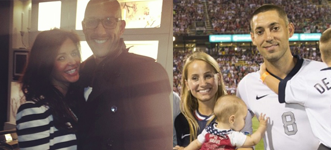 Las mujeres de Howard y Dempsey.