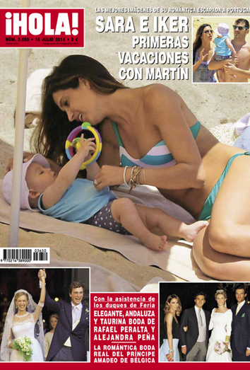 Sara Carbonero y su hijo Martín, en la portada de Hola Sara Carbonero y su hijo Martín, en la portada de Hola