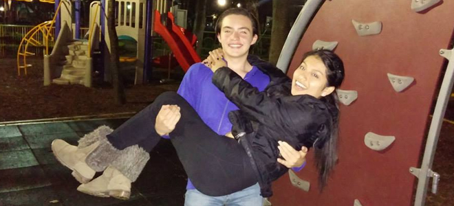 Wendy Sulca se divierte con su supuesto novio. Wendy Sulca se divierte con su supuesto novio.