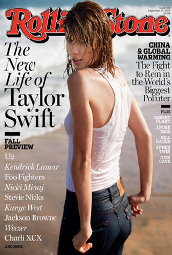 Taylor Swift, portada de la revista Rolling Stones. Taylor Swift, portada de la revista Rolling Stones.