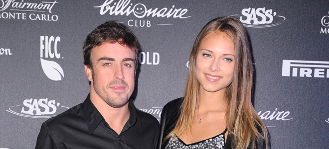 Fernando Alonso y su novia, Dasha Kapustina.