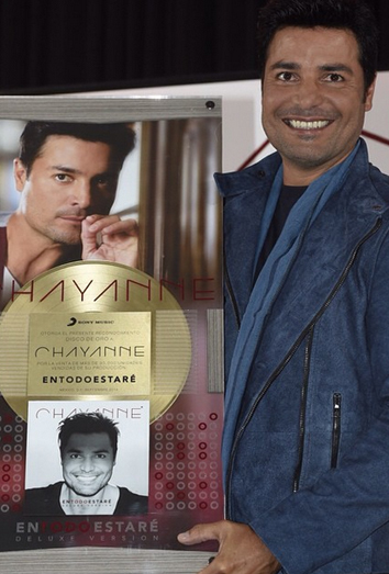 Chayanne, disco de oro en México. Chayanne, disco de oro en México.