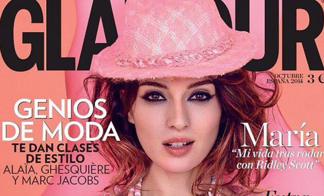 María Valverde, portada de Glamour. María Valverde, portada de Glamour.
