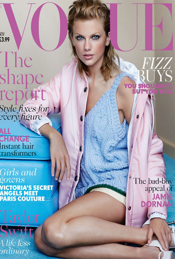 Taylor Swift, en la portada de Vogue UK.