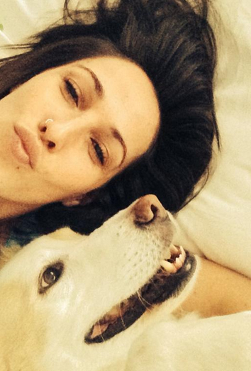 Malú, con su perra. Malú, con su perra.