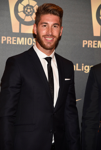 Sergio Ramos, en la gala de la LFP.
