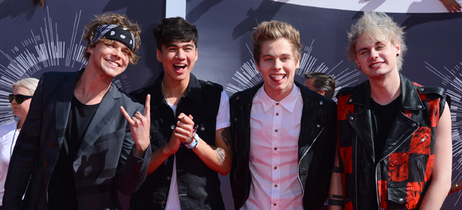 5SOS, los más esperados de los MTV EMA 2014. 5SOS, los más esperados de los MTV EMA 2014.