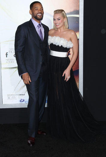 Will smith y Margot Robbie Will smith y Margot Robbie