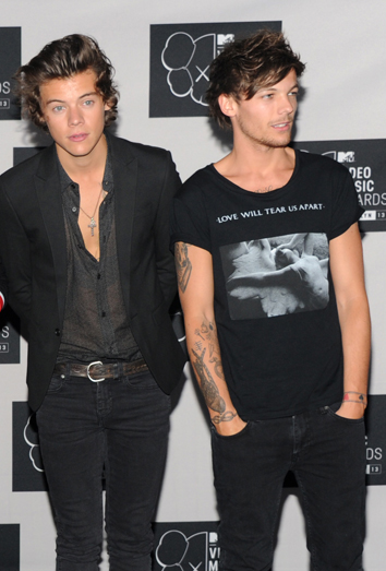 Louis Tomlinson y Harry Styles 