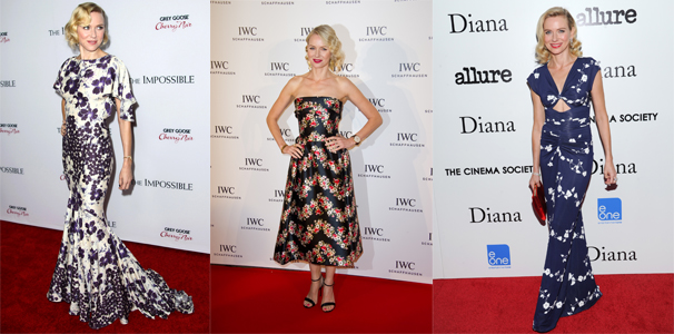 Naomi Watts vestidos estampados Naomi Watts vestidos estampados