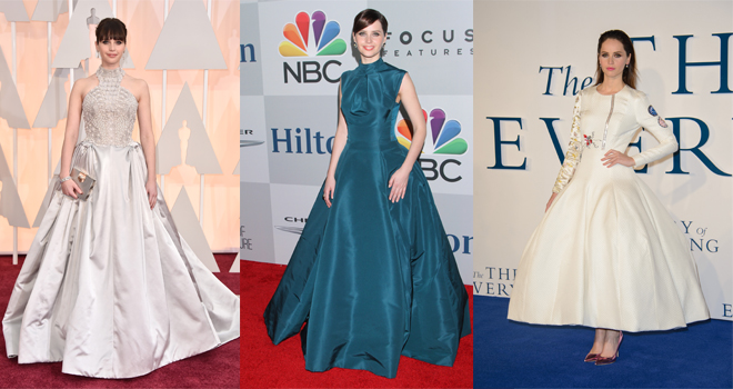 Felicity Jones, la magia de los vestidos con volumen Felicity Jones, la magia de los vestidos con volumen