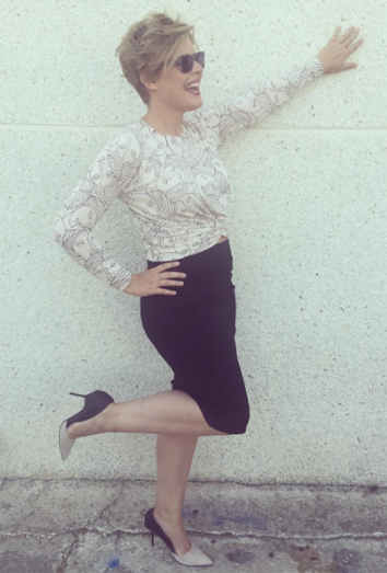 Tania Llasera, orgullosa de sí misma