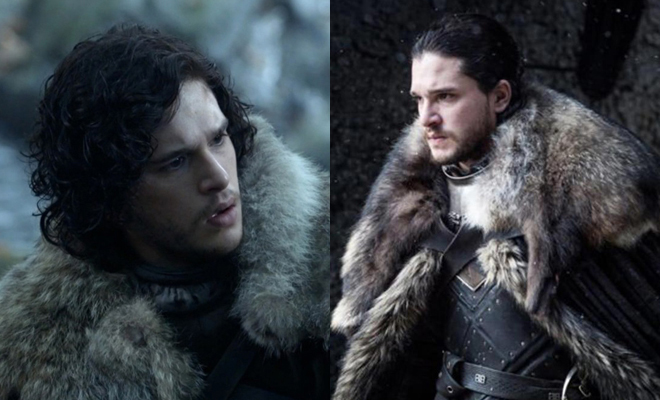 Así ha cambiado Jon Nieve Así ha cambiado Jon Nieve