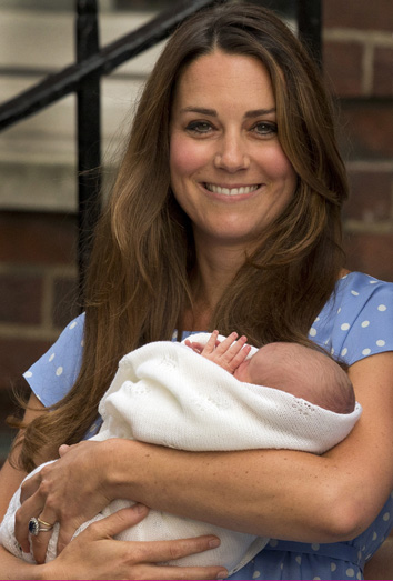 Kate Middleton con el Príncipe Jorge Kate Middleton con el Príncipe Jorge