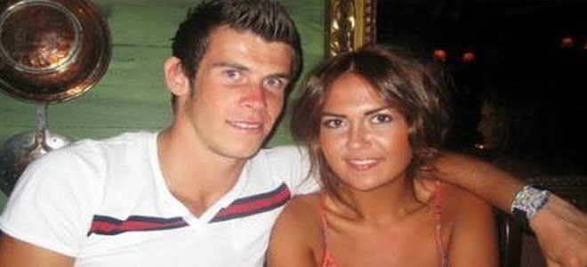 Gareth Bale y Emma Rhys-Jones Gareth Bale y Emma Rhys-Jones