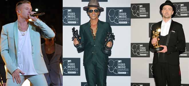 Macklemore, Bruno Mars y Justin Timberlake Macklemore, Bruno Mars y Justin Timberlake