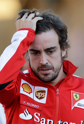 Fernando Alonso se ha mostrado abatido por la muerte de su compañera María de Villota Fernando Alonso se ha mostrado abatido por la muerte de su compañera María de Villota