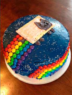 El gato más famoso de Internet, en tarta. 