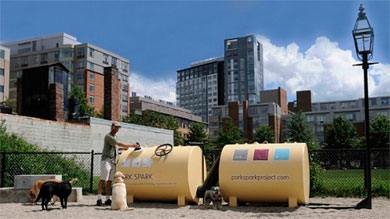 Porque las cacas de los perros se pueden utilizar. Porque las cacas de los perros se pueden utilizar.