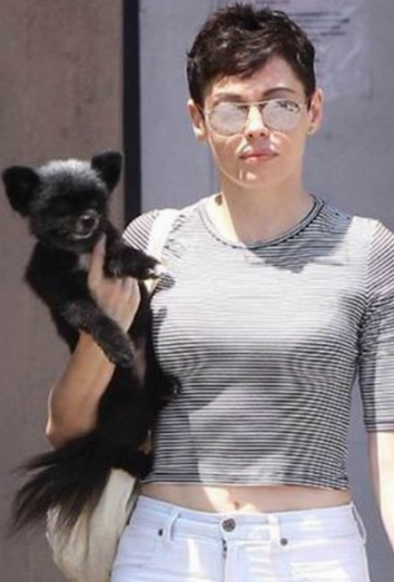 El precioso Pomerania de Rose McGowan