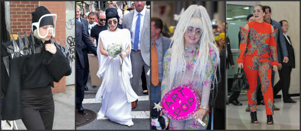 Algunos de los vestidos más divertidos (por decir algo) de Lady Gaga. 
