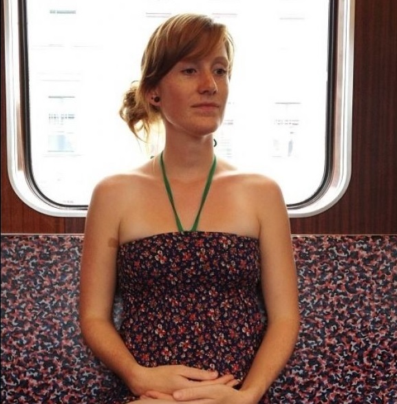 Cuando tu vestido de permite desaparecer. 