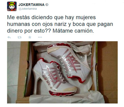 Los zapatos swag, tan incomprensibles como horrendos. ¿Con qué vestido combinan? Los zapatos swag, tan incomprensibles como horrendos. ¿Con qué vestido combinan?