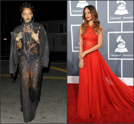 El mejor y peor look de Rihanna. El mejor y peor look de Rihanna.
